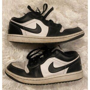 Nike Air Jordan 1 Low Panda 2023 White Dark Grey DC0774-102 Women Size 8 WORN